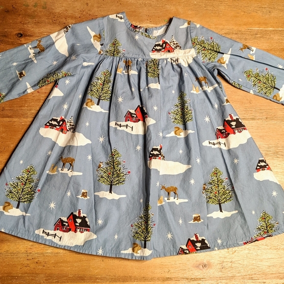 Pink Chicken Christmas Dress 